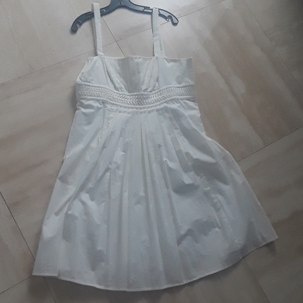 White cotton dress